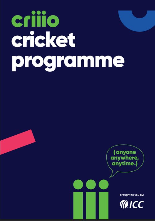criiio Cricket Programme